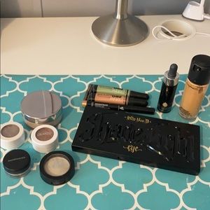 A bunch of makeup